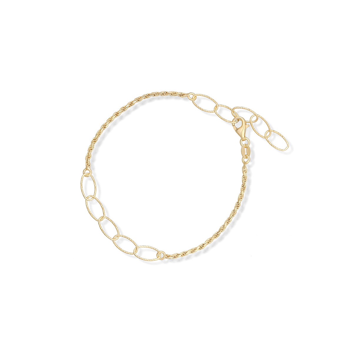 W.KRUK - Bransoletka srebrna złocona