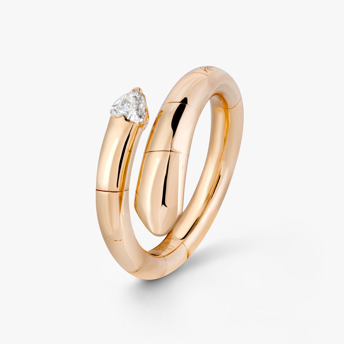 W.KRUK Pierścionek złoty Recarlo