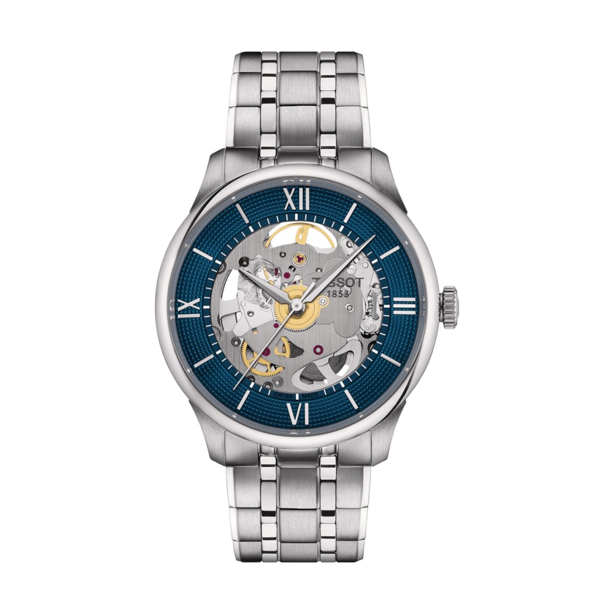 W.KRUK TISSOT CHEMIN DES TOURELLES SKELETON 39MM