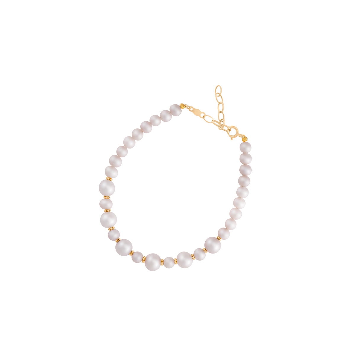 W.KRUK - Bransoletka złota z perłami