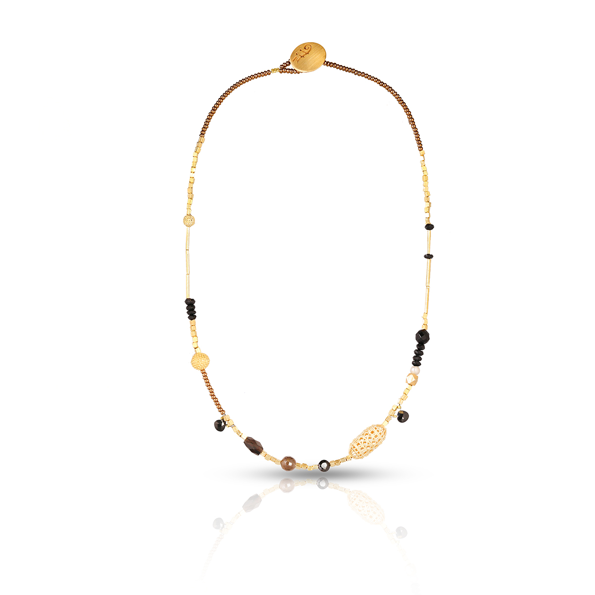 W.KRUK - Naszyjnik mosiężny Ziio