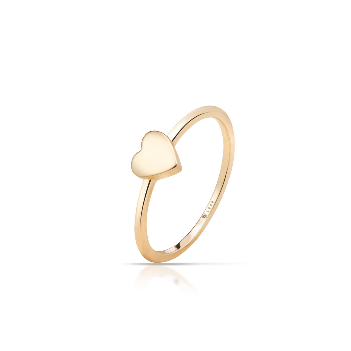 W.KRUK - Pierścionek srebrny pozłacany