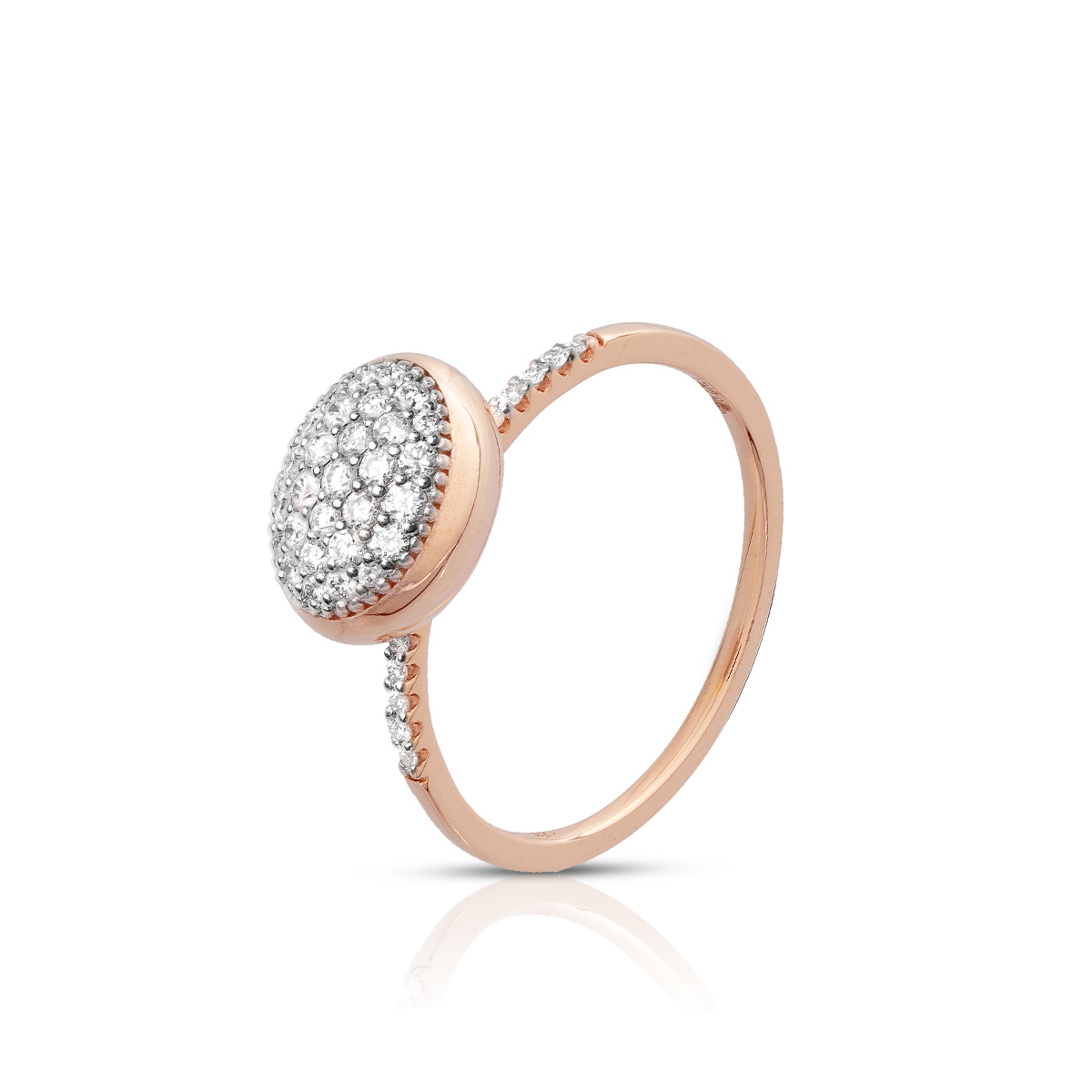 W.KRUK Pierścionek złoty Nanis