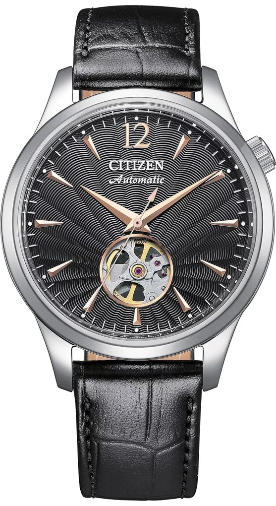 Zegarek Męski CITIZEN Mechanical Open Heart Classic NH9131-14E
