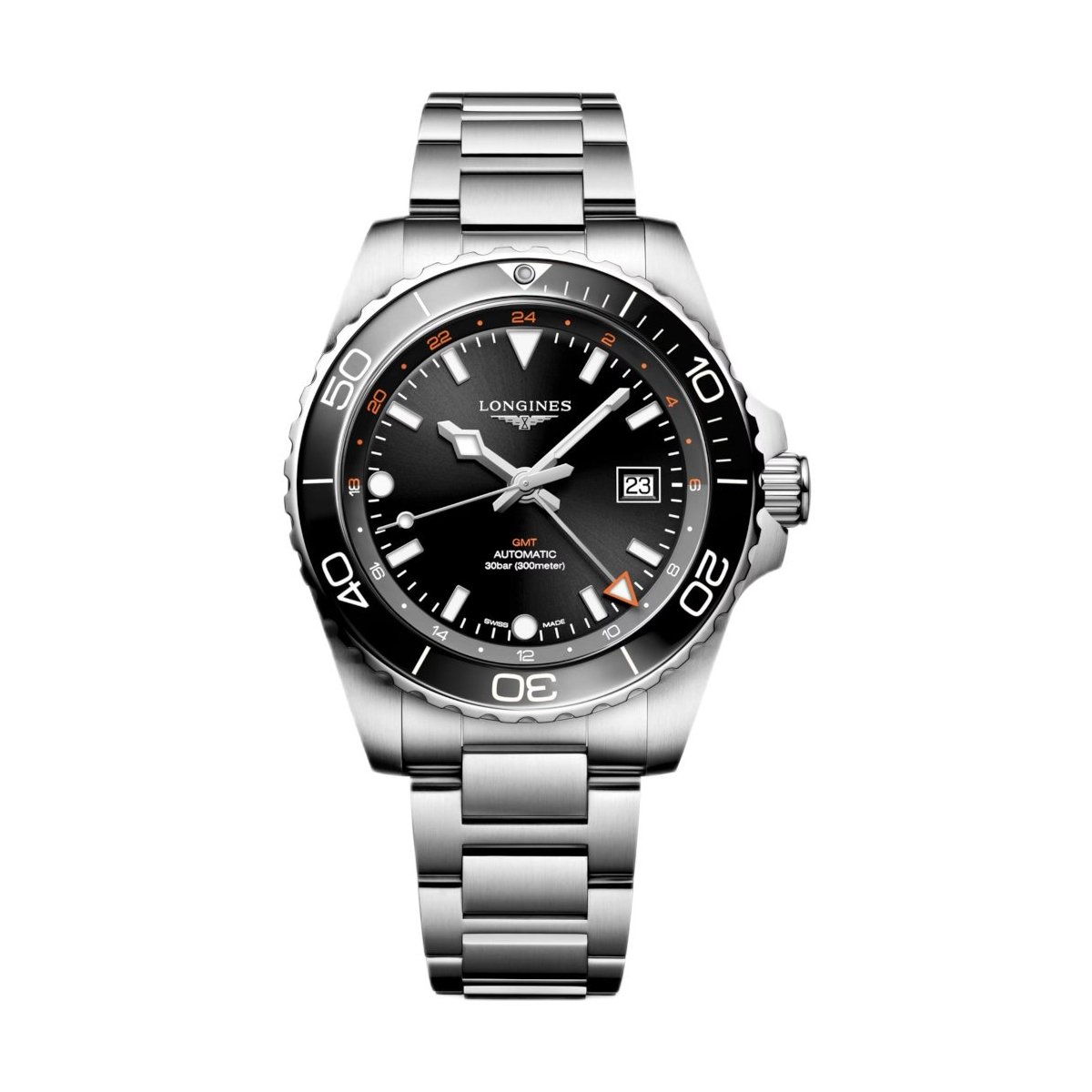 W.KRUK LONGINES HYDROCONQUEST GMT