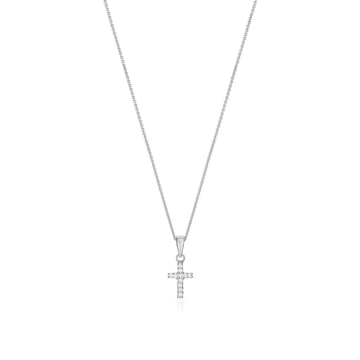 W.KRUK Wisiorek srebrny krzyżyk