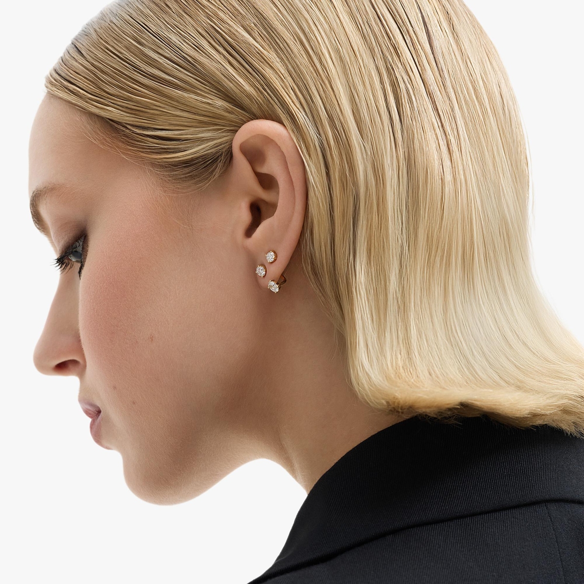 W.KRUK Kolczyki złote Nuova