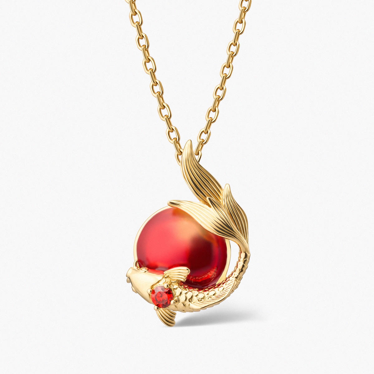 W.KRUK Wisiorek srebrny KOI