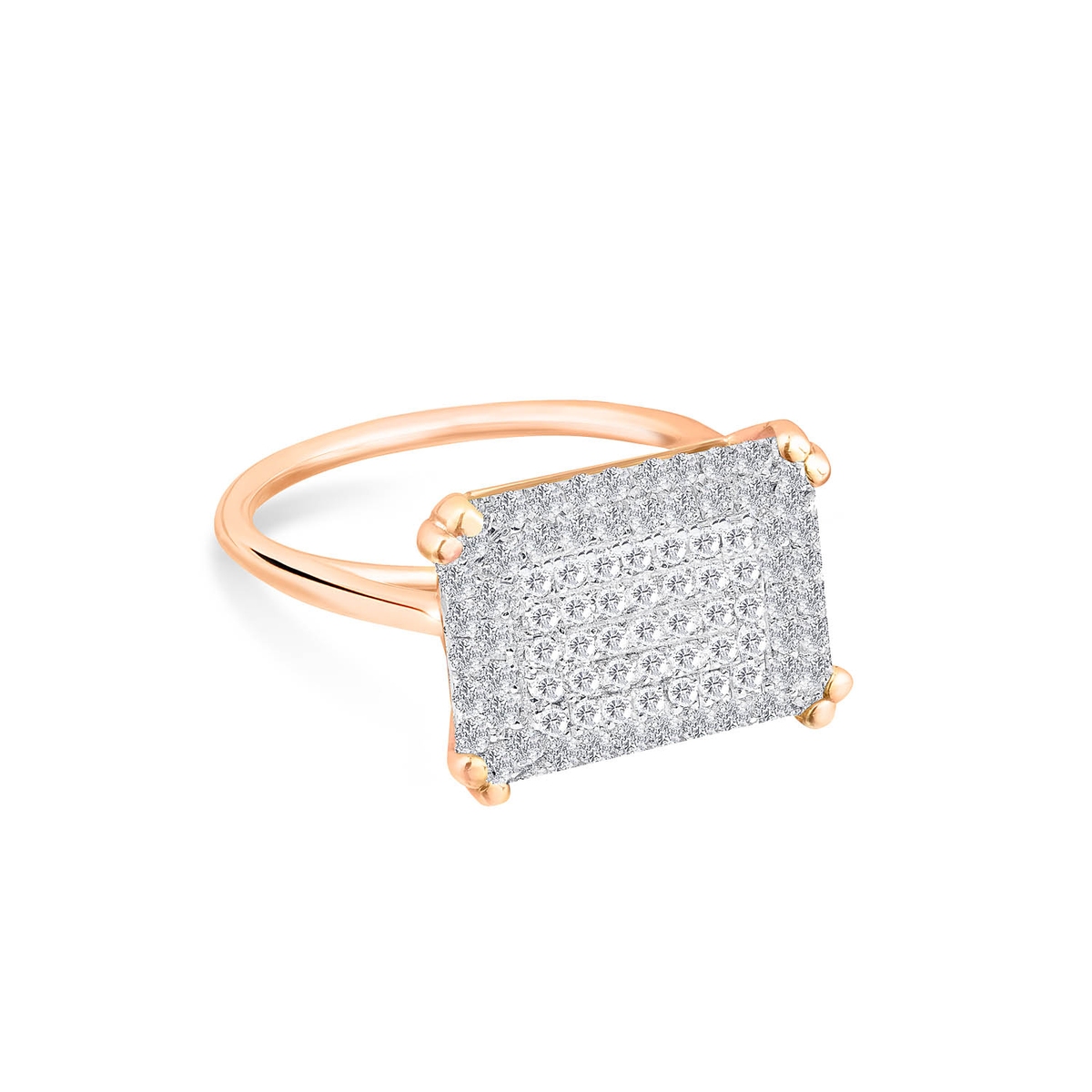 W.KRUK Pierścionek złoty Ginette NY