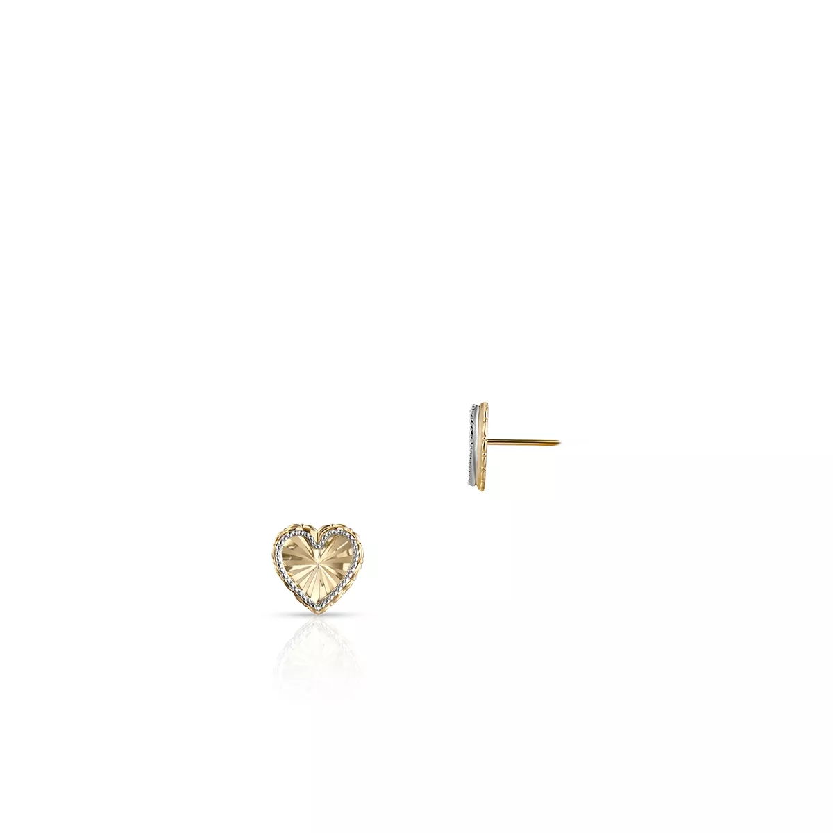 W.KRUK Kolczyki złote serca