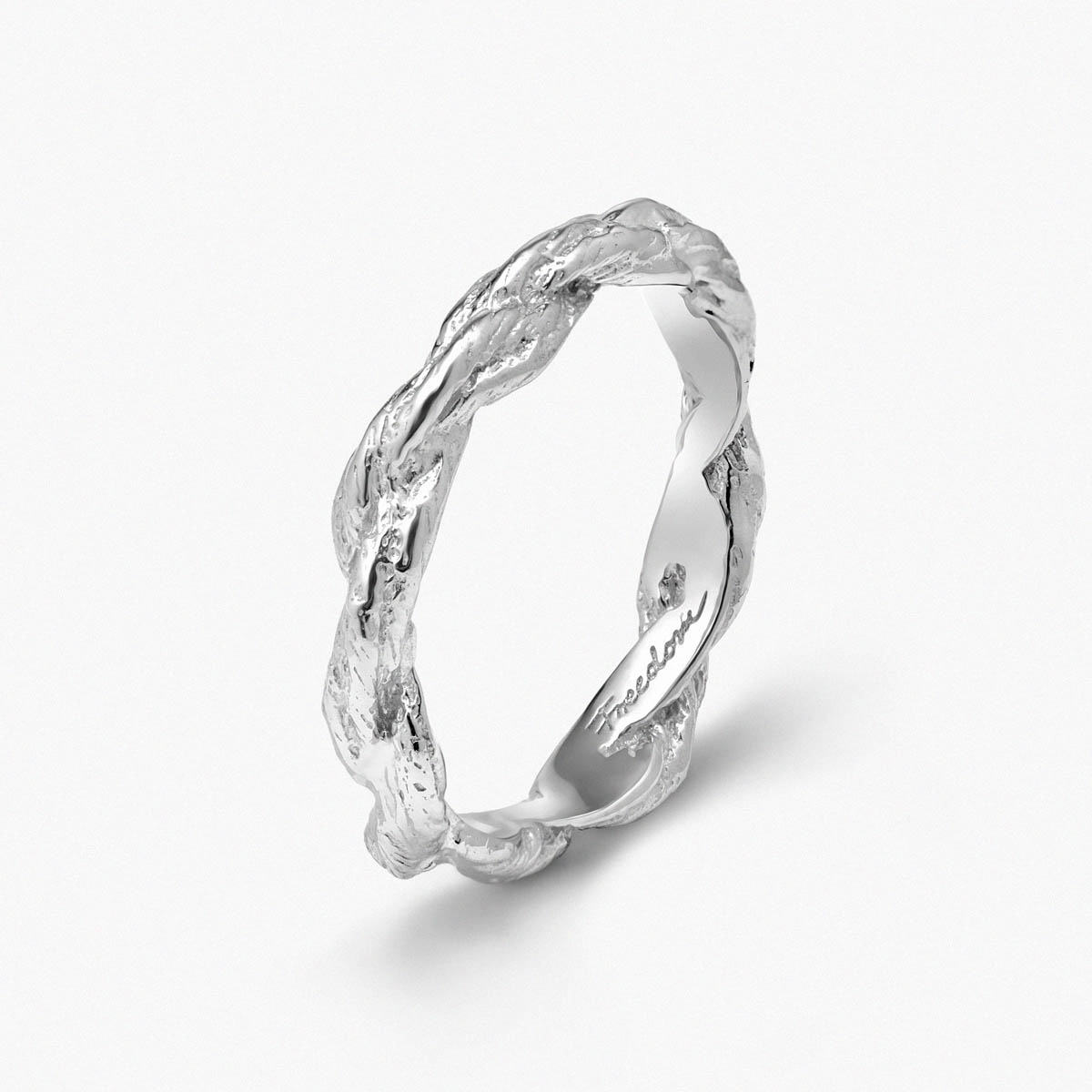 W.KRUK Pierścionek srebrny Freedom Forever