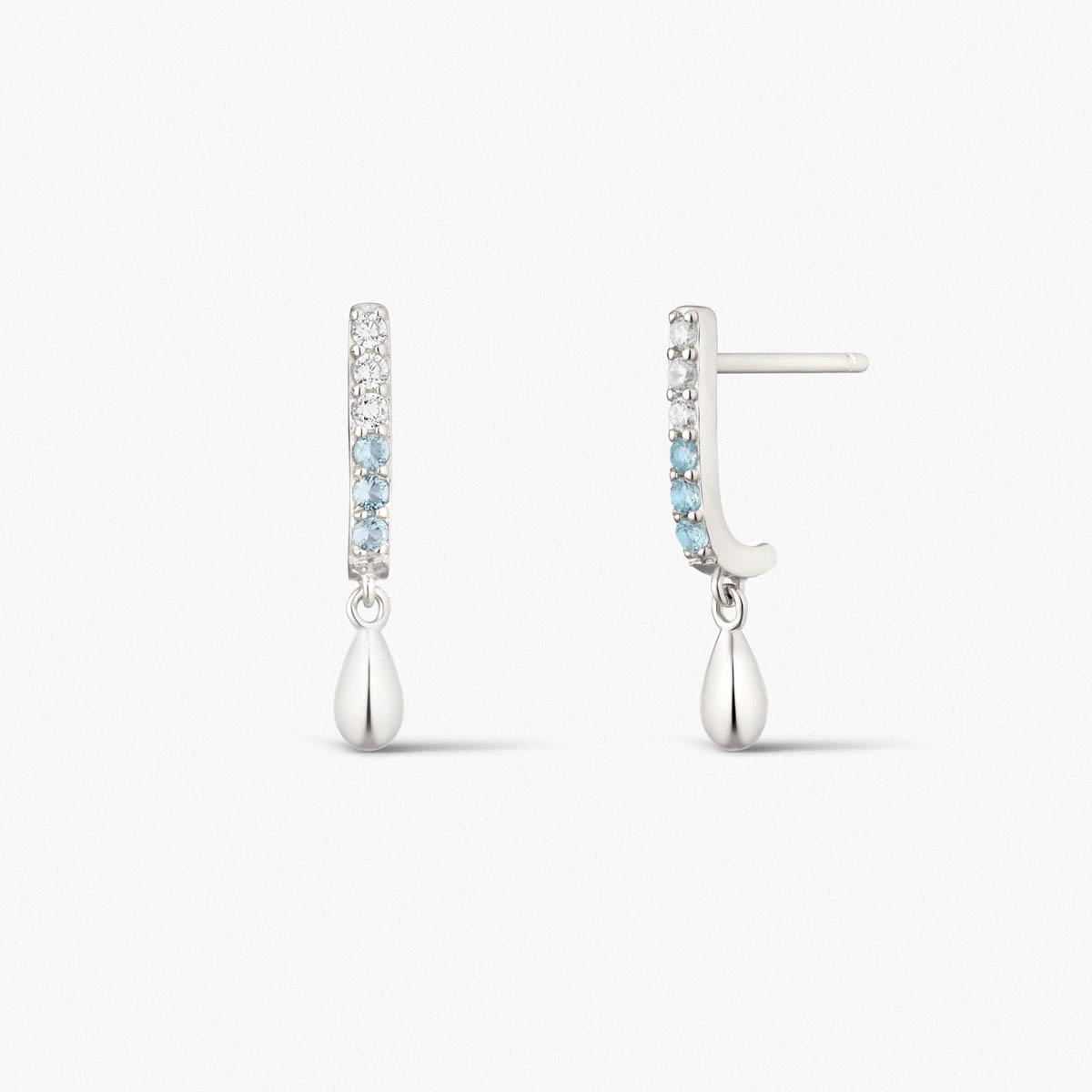 W.KRUK Kolczyki srebrne Balerina