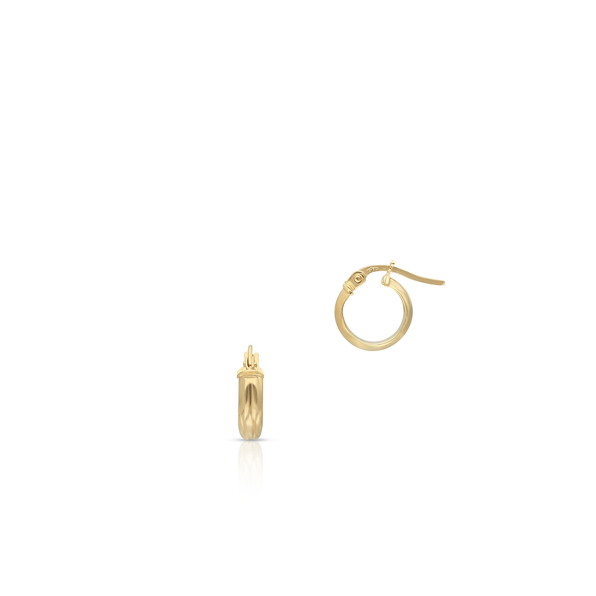 W.KRUK Kolczyki złote koła