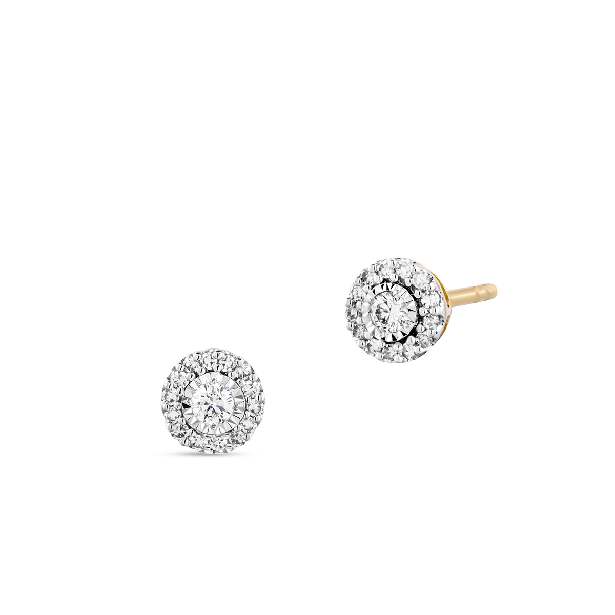 W.KRUK - Kolczyki złote diamentami