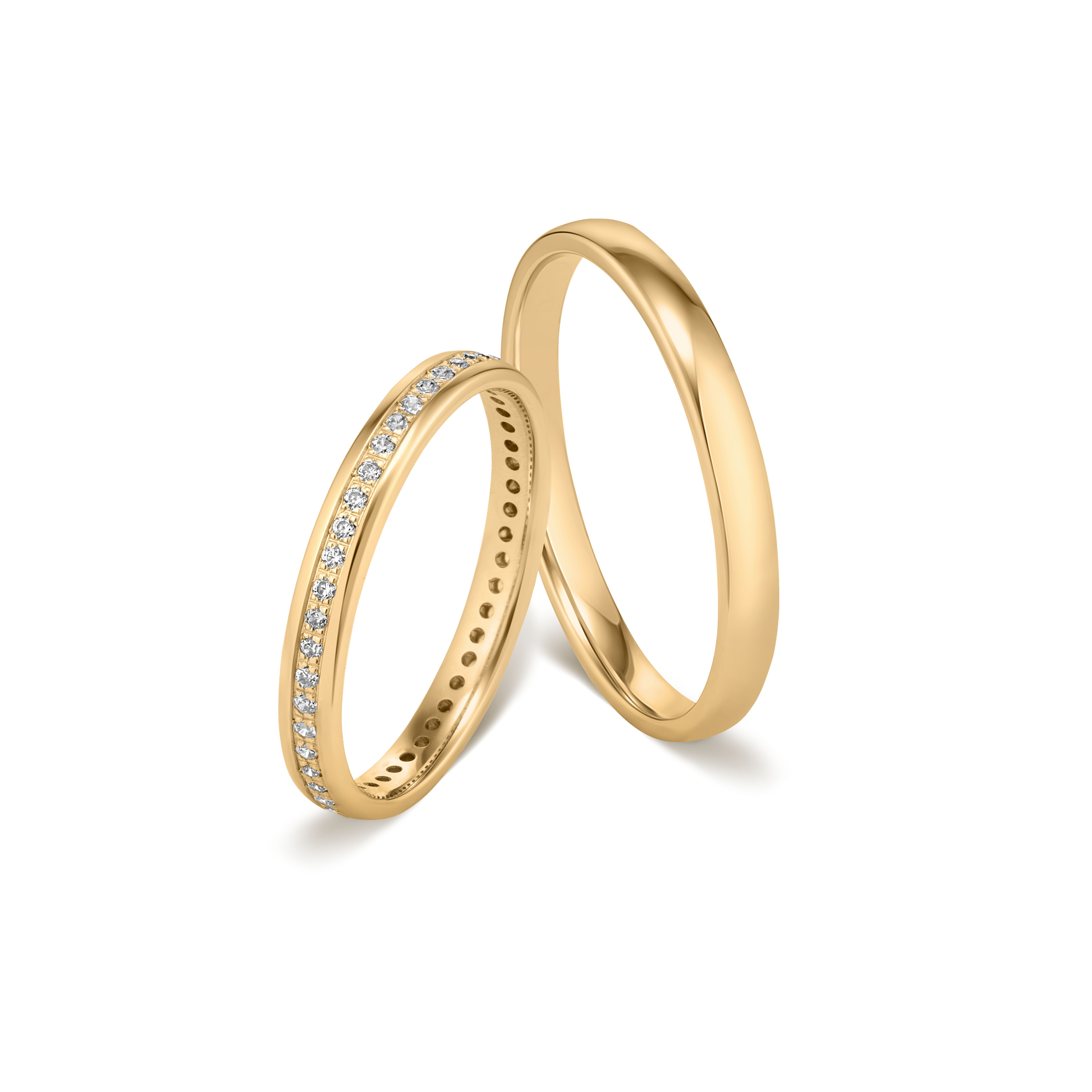 W.KRUK - Komplet obrączek złotych Princess