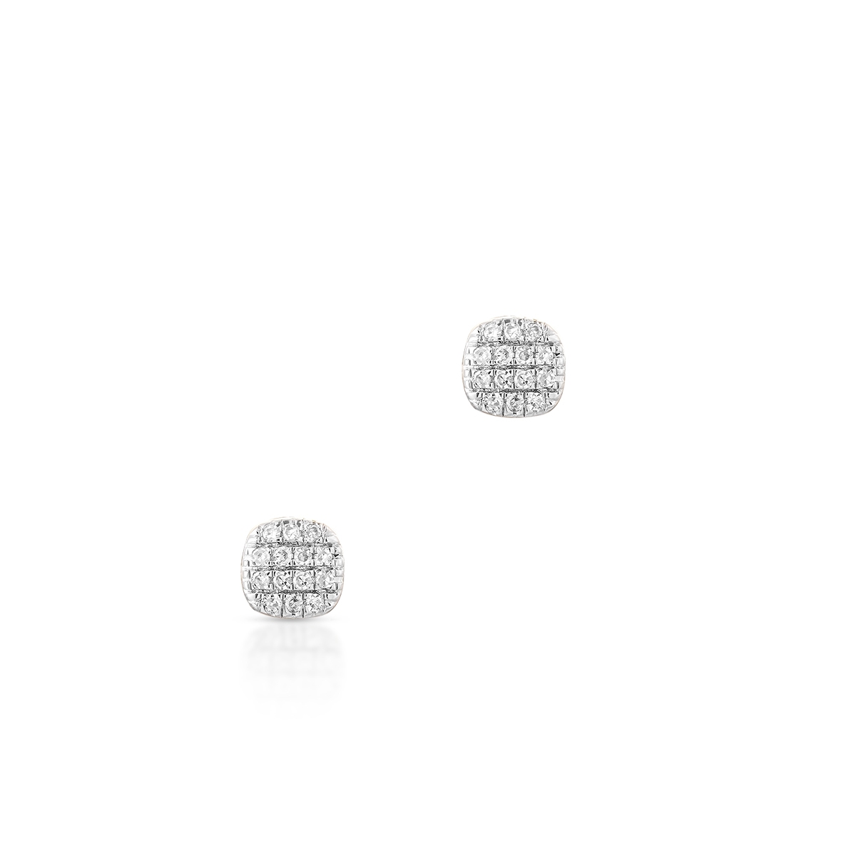 W.KRUK Kolczyki złote z diamentami