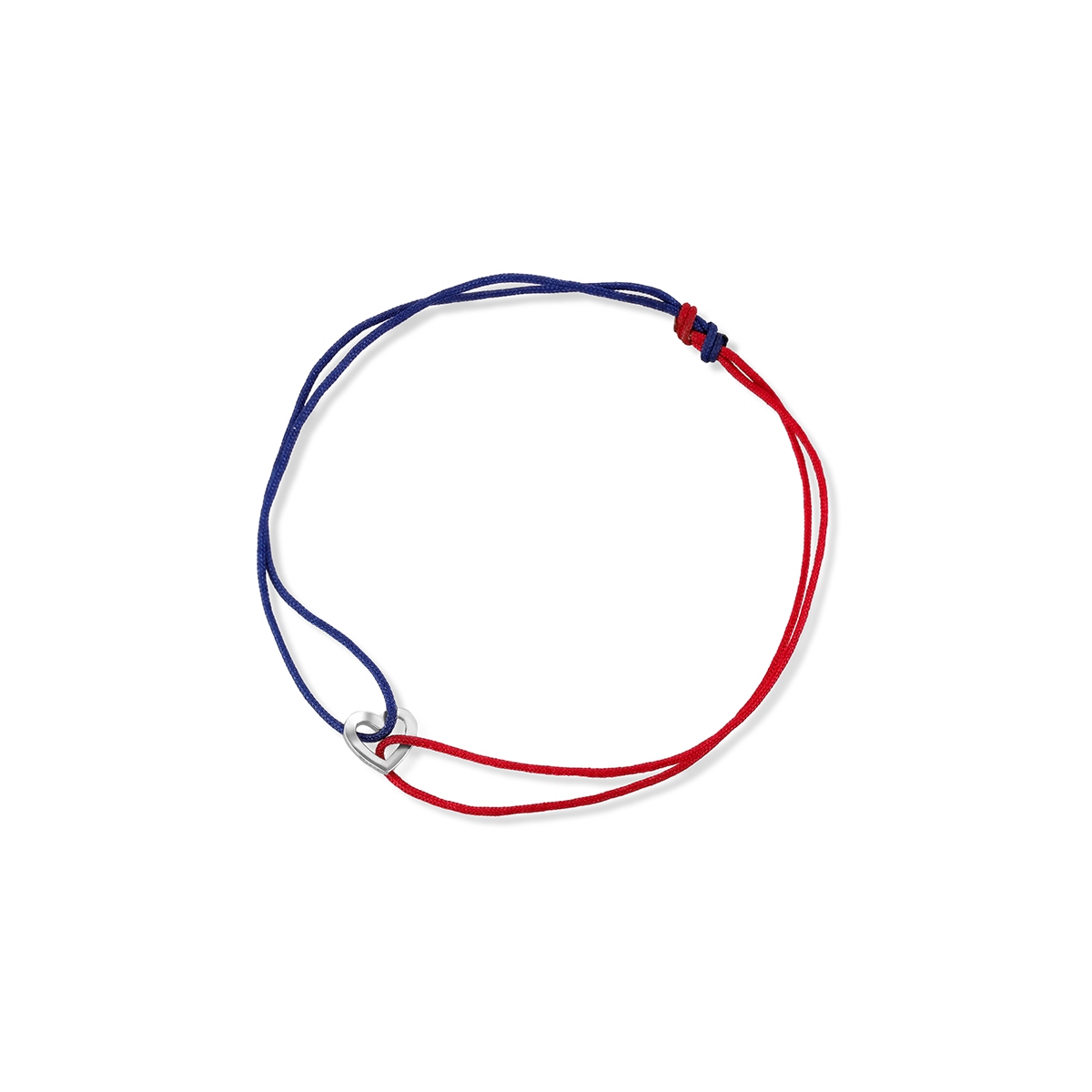 W.KRUK Bransoleta sznurkowa z sercem