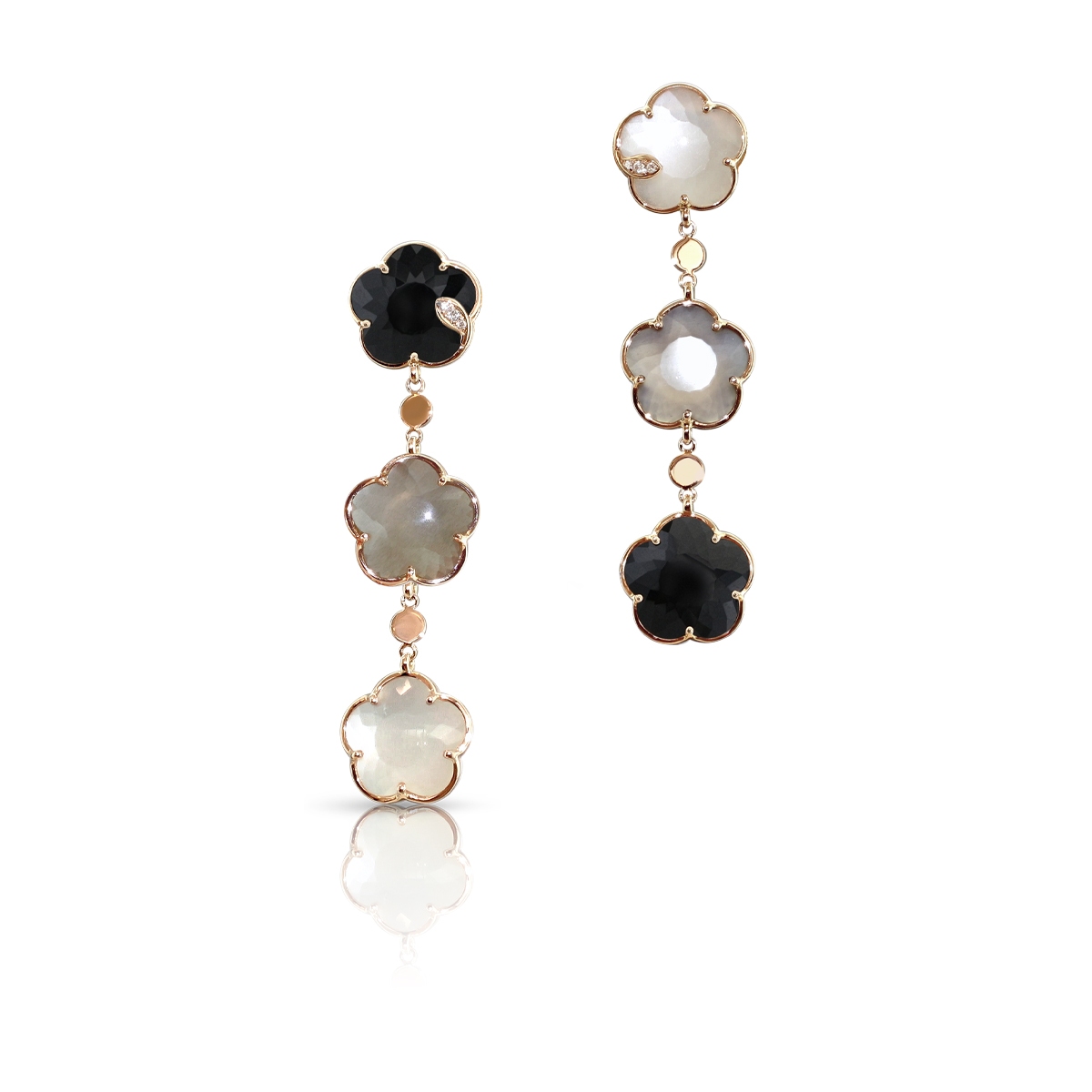 W.KRUK Kolczyki różowe złoto Pasquale Bruni