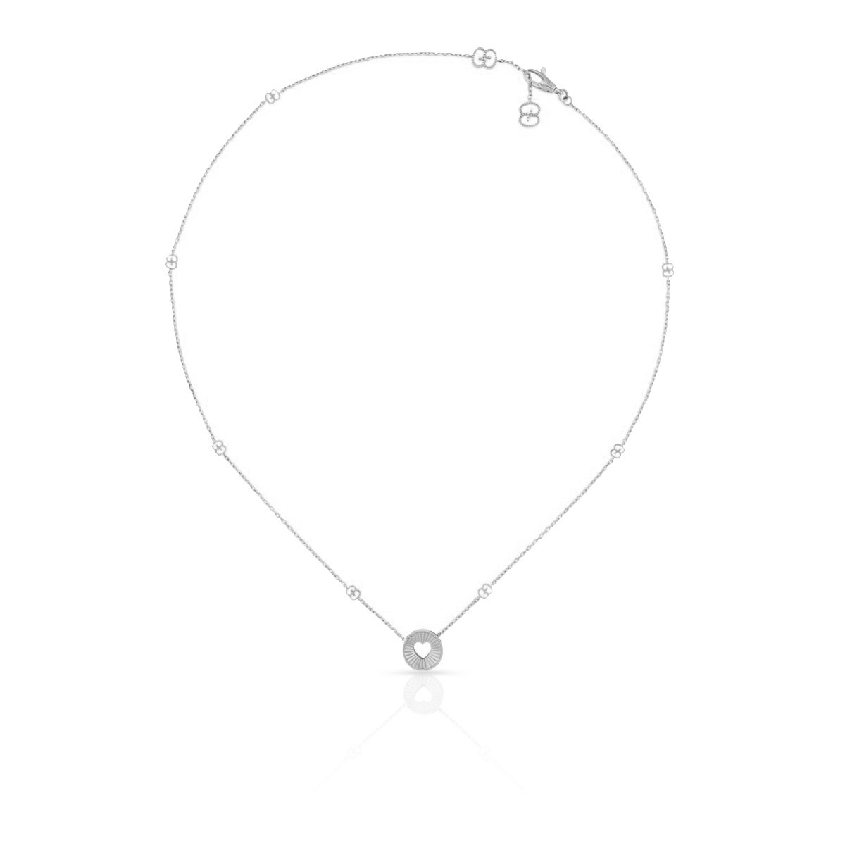 W.KRUK Naszyjnik białe złoto Gucci