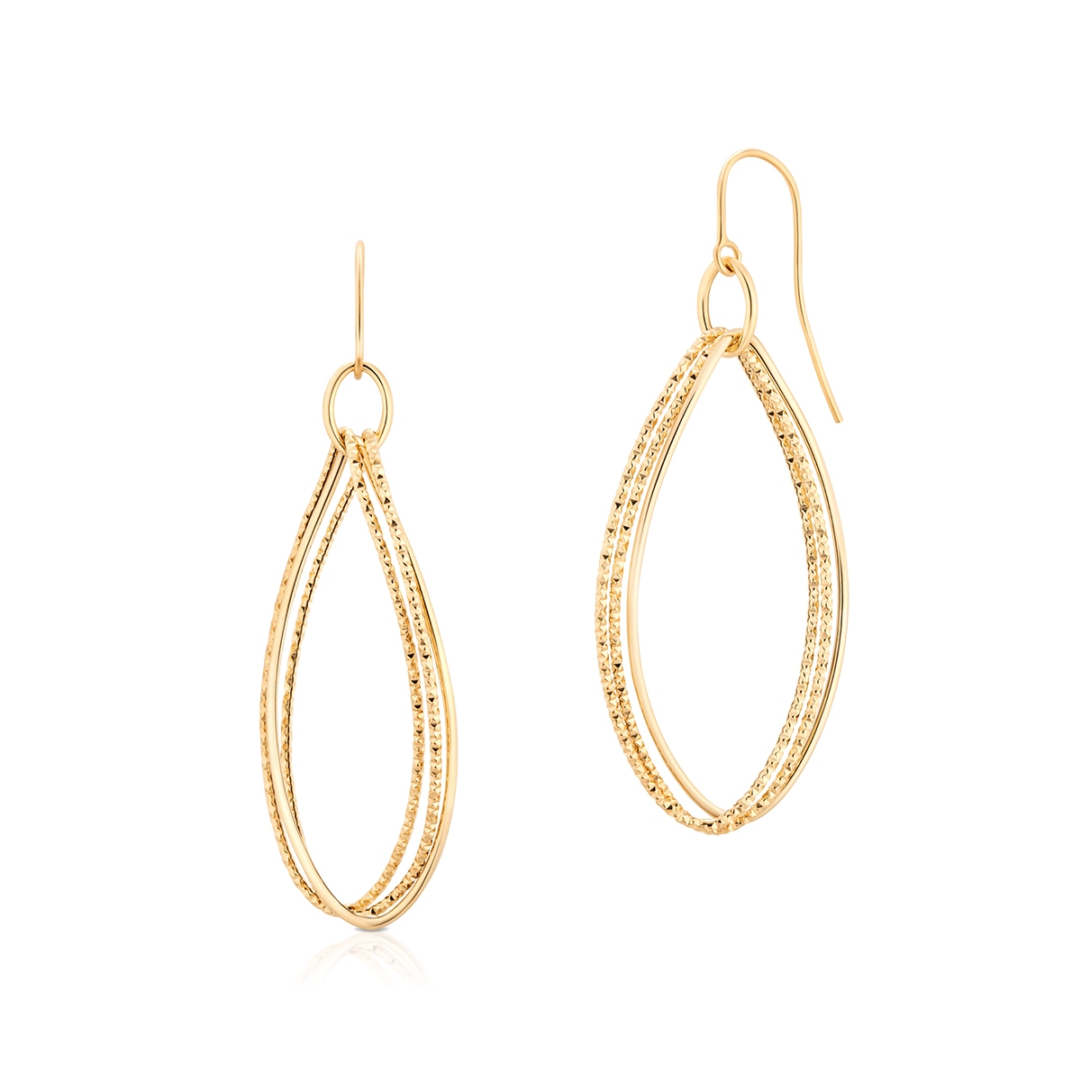 W.KRUK Kolczyki bankietowe złote