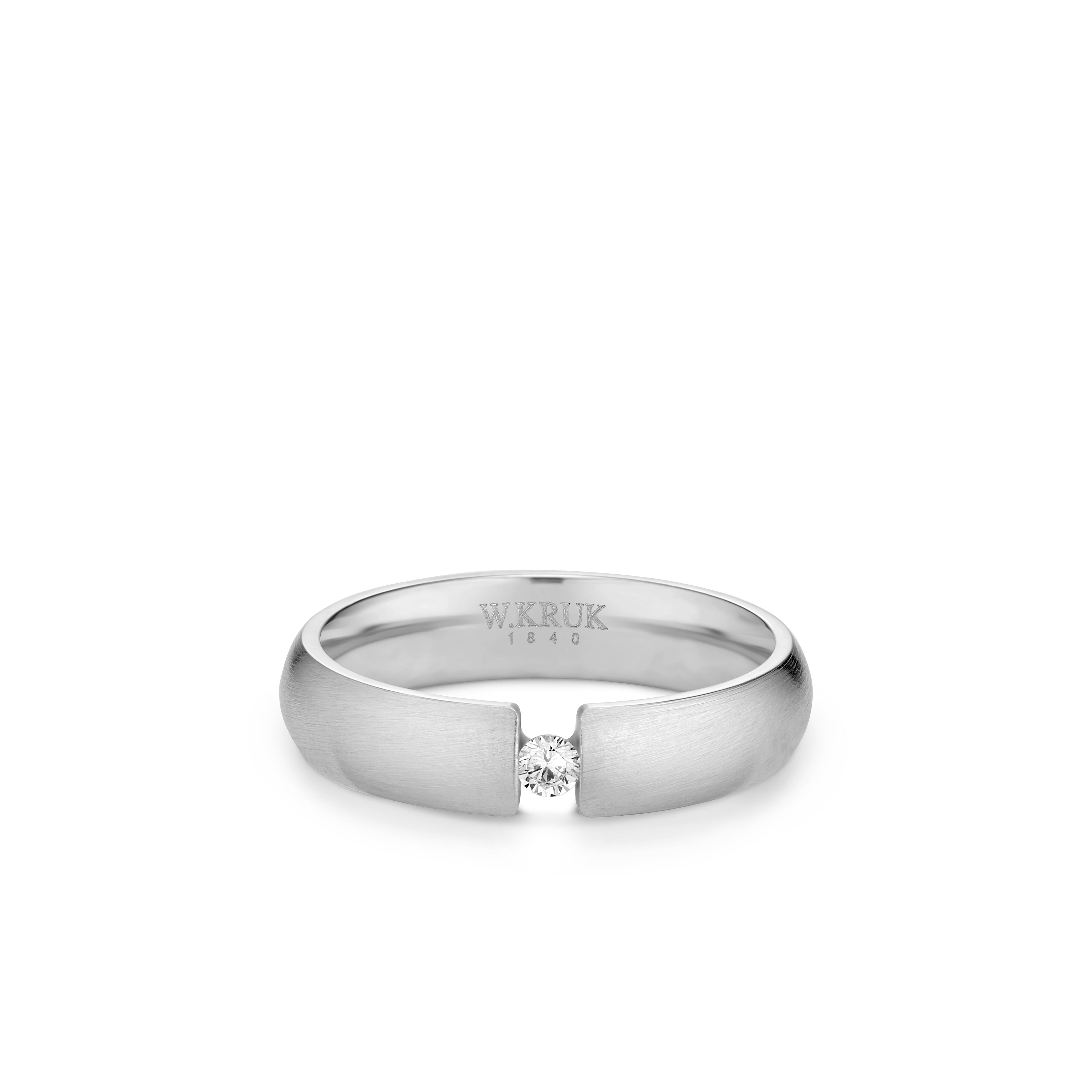 W.KRUK - Obrączka ślubna złota Rossano damska