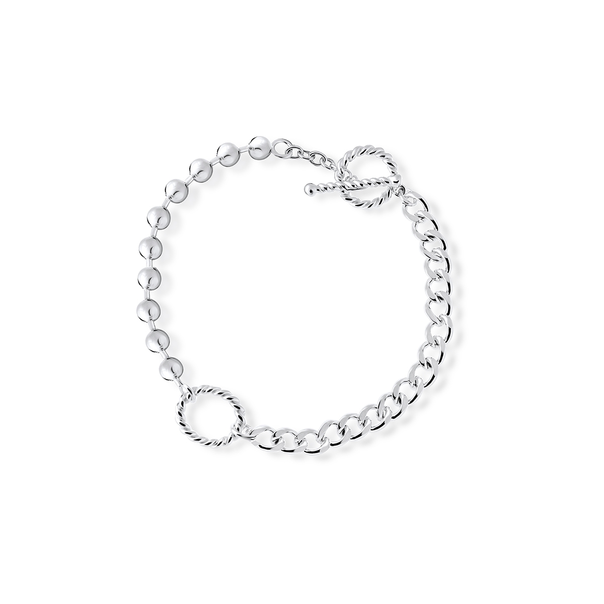 W.KRUK Bransoleta srebrna