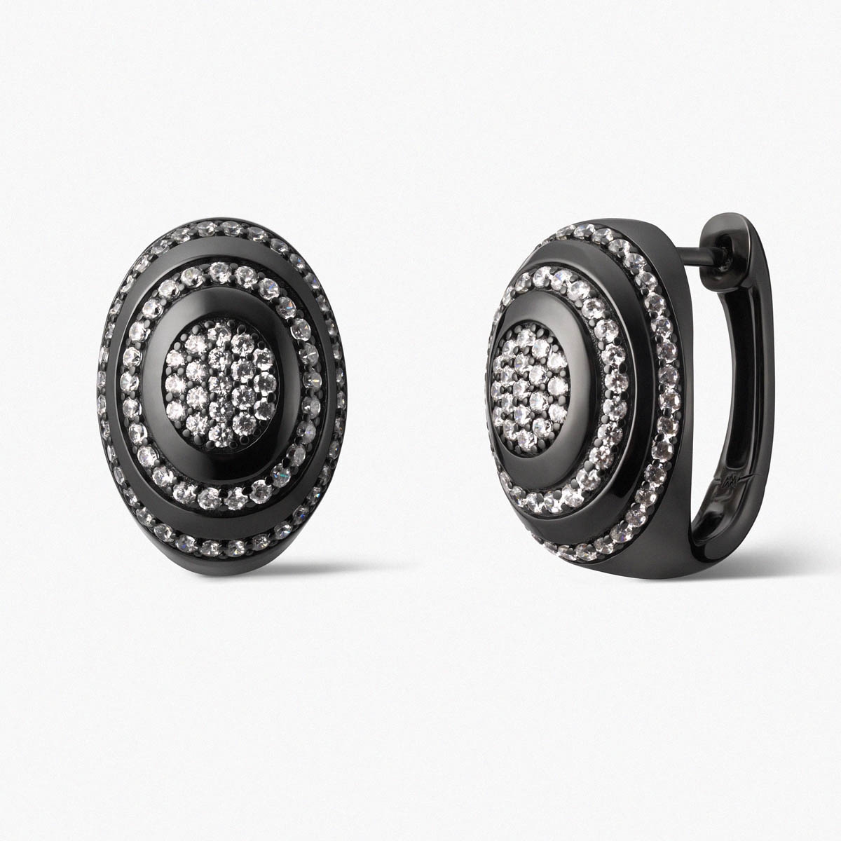 W.KRUK Kolczyki srebrne Meteory