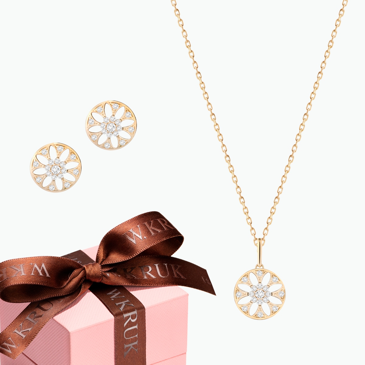 W.KRUK KOMPLET LŚNIĄCA ROZETA