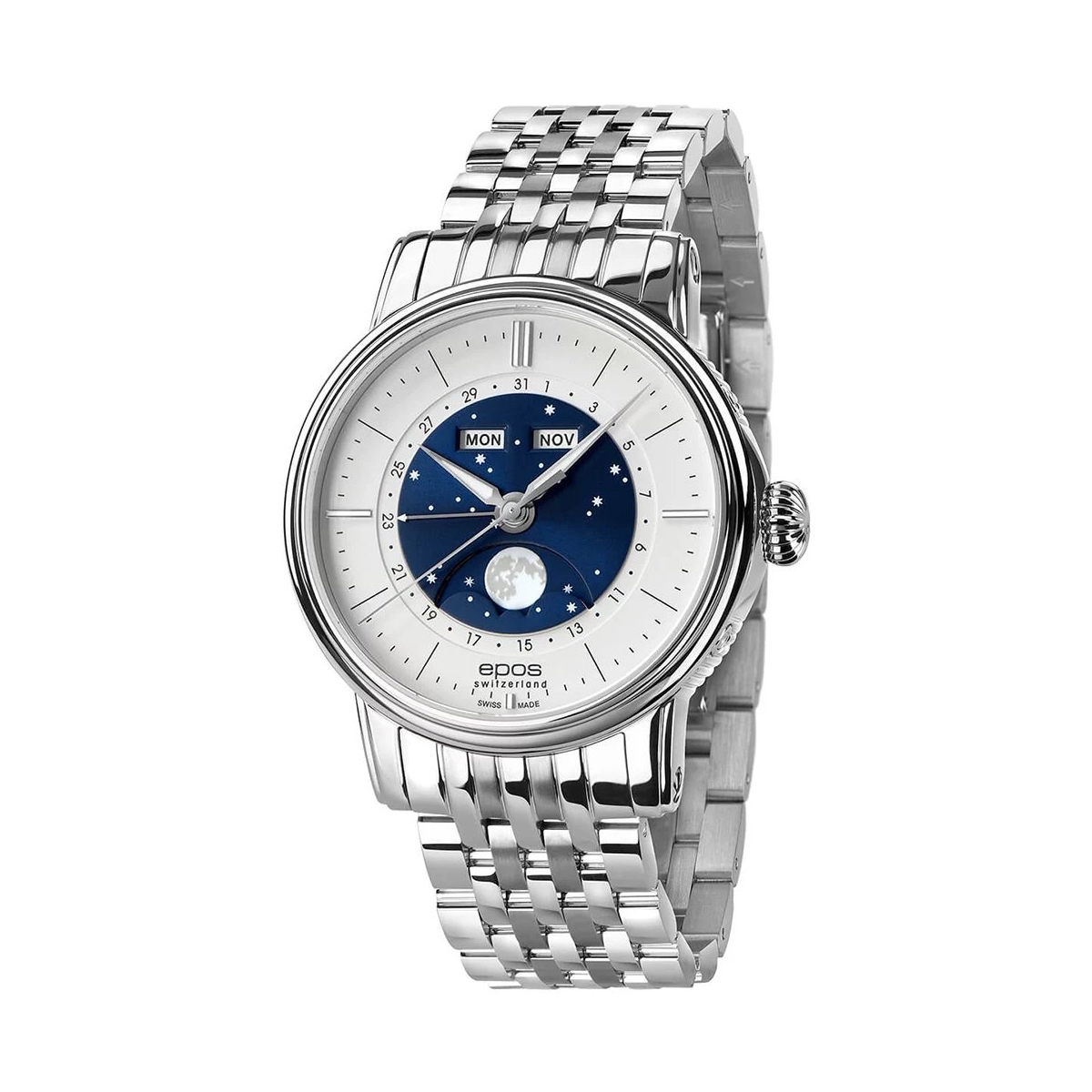 W.KRUK ZEGAREK EPOS ARTISTRY 3439 BM CLASSIC AUTOMATIC MOONPHASE
