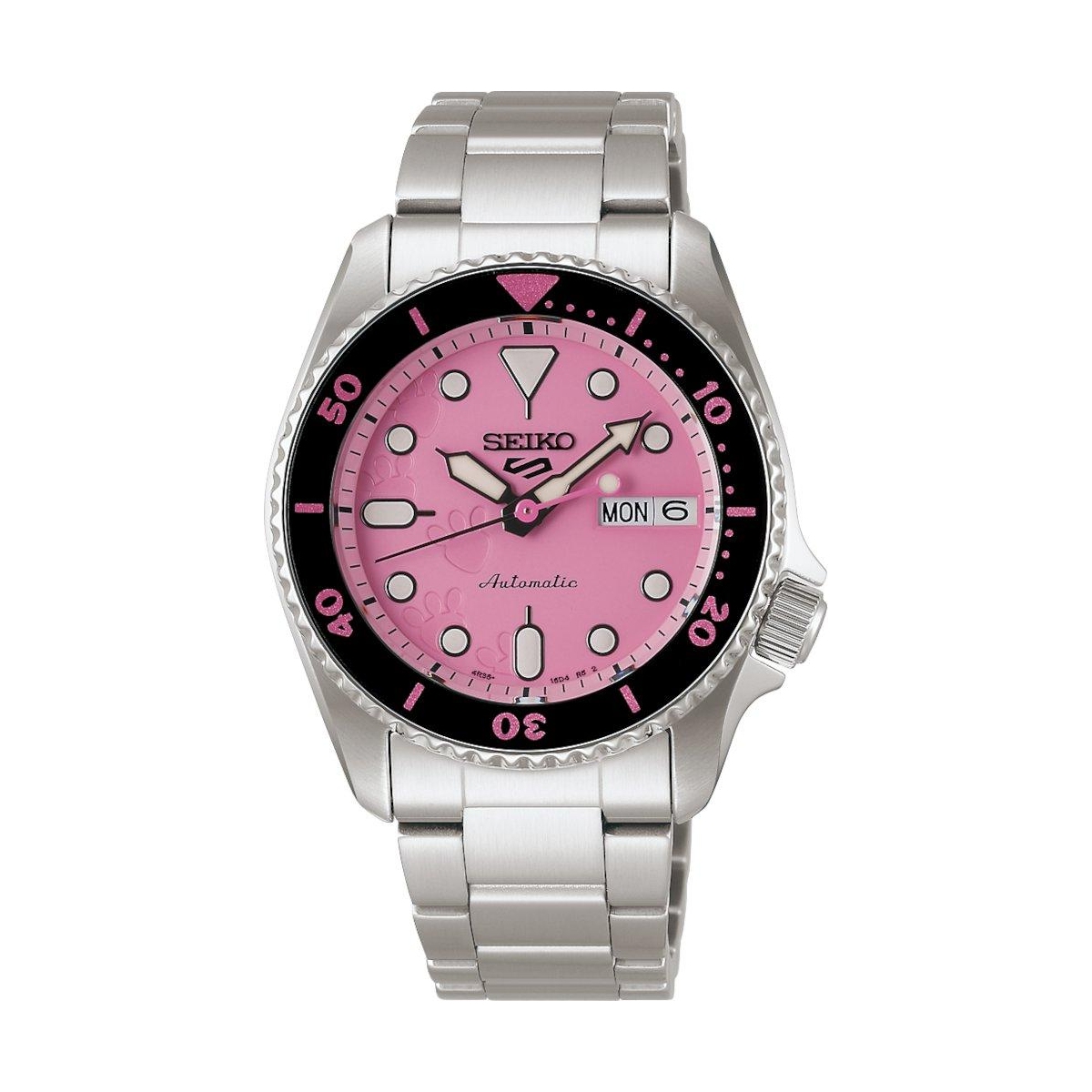 W.KRUK ZEGAREK SEIKO 5 SPORTS X PINK PANTHER LIMITED EDITION