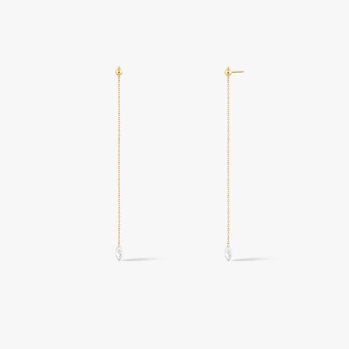 W.KRUK Kolczyki złote z cyrkonią