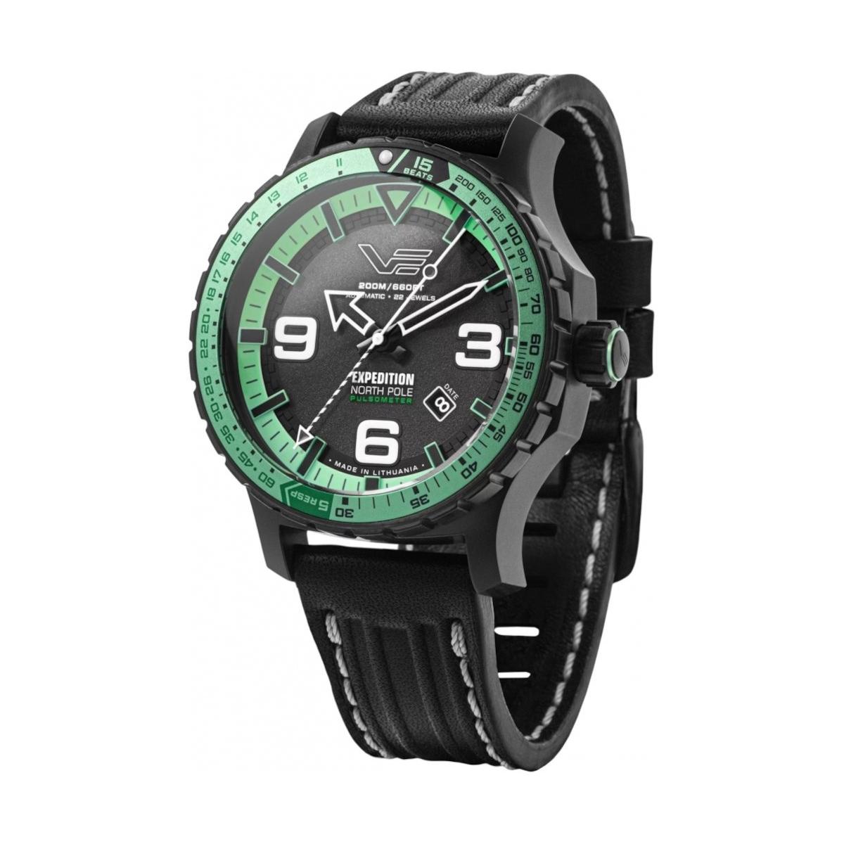 W.KRUK ZEGAREK VOSTOK EUROPE EXPEDITION NORTH POLE 1 POLAR NIGHT AUTOMATIC