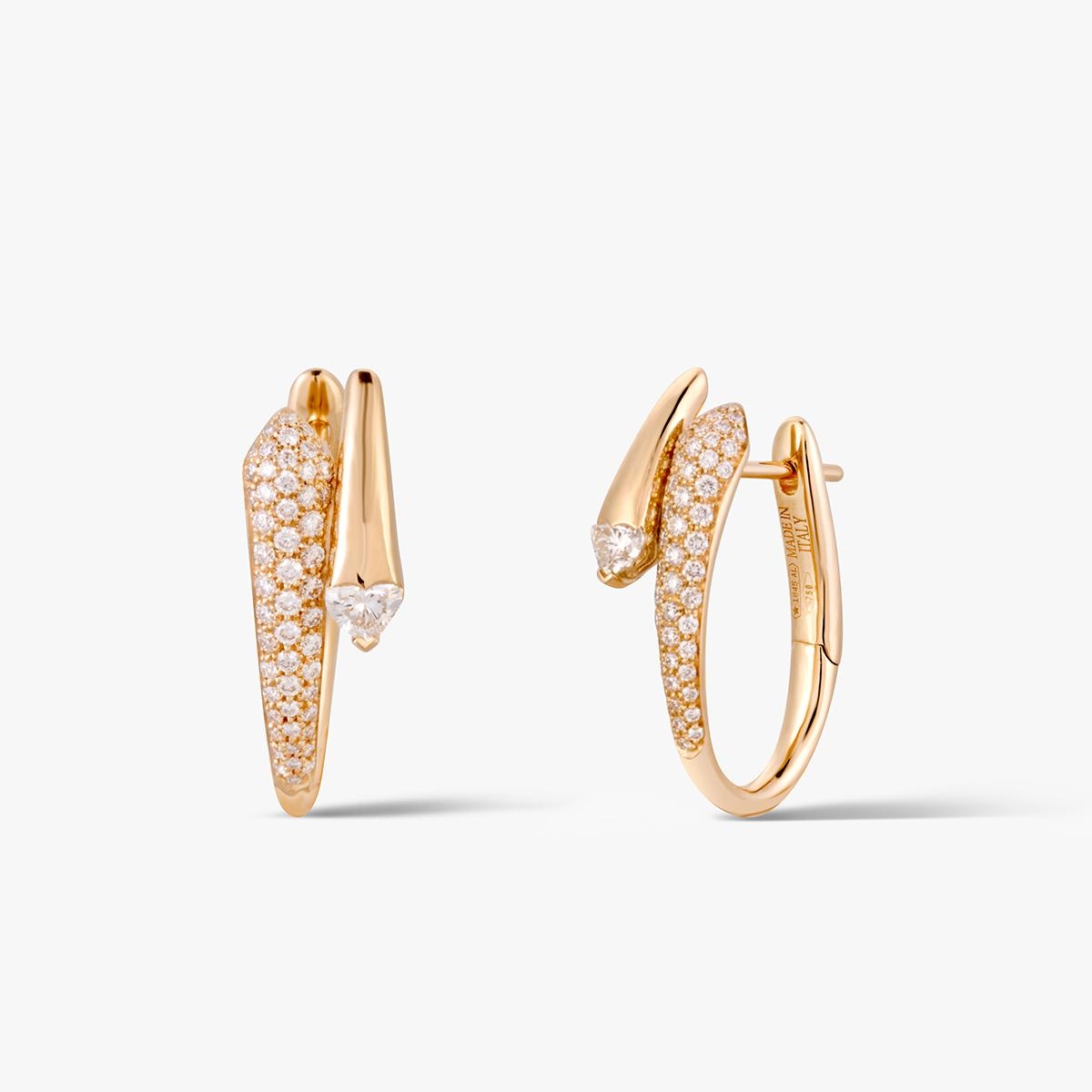 W.KRUK Kolczyki złote Recarlo