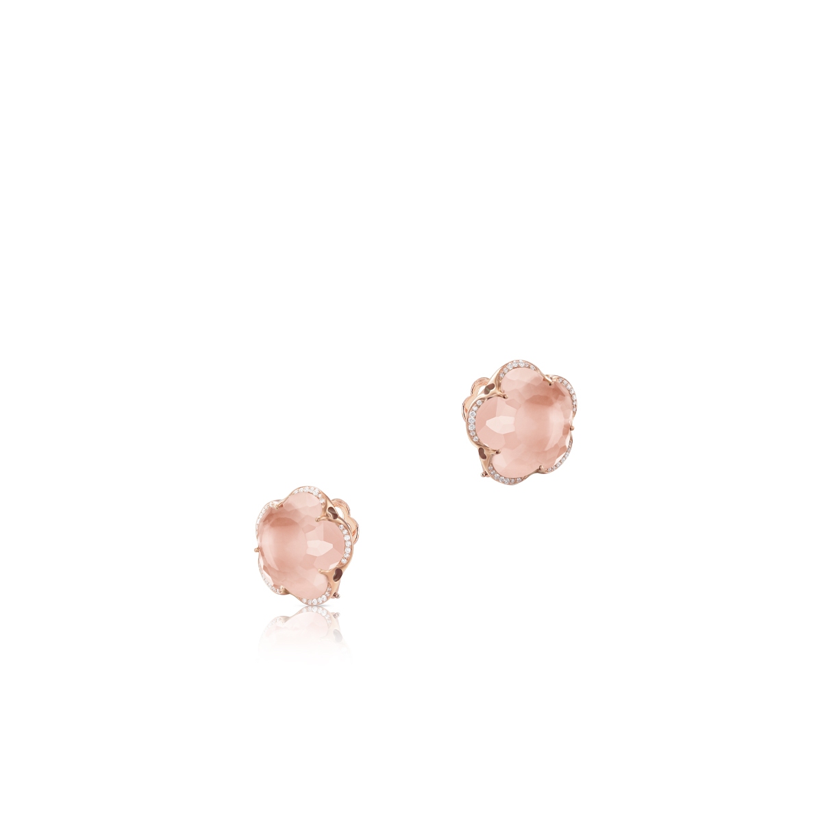 W.KRUK Kolczyki różowe złoto Pasquale Bruni