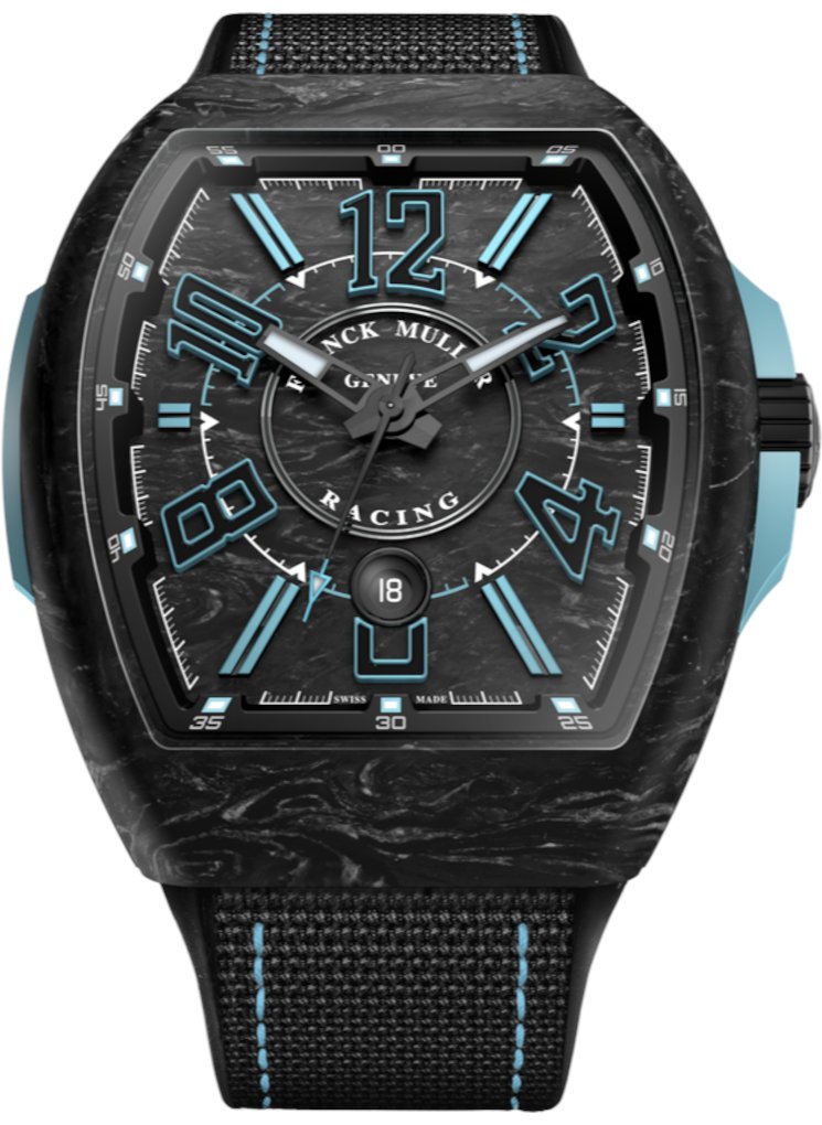 Zegarek Męski FRANCK MULLER Collection Carbon Krypton Racing T45VRCG SCDT CARKRY2 BL