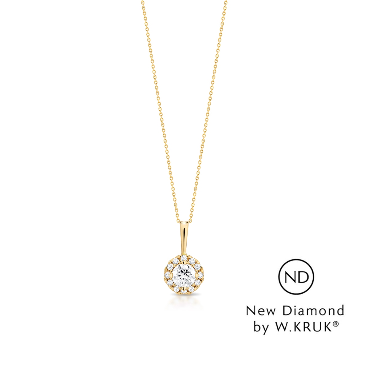 W.KRUK Wisiorek złoty Doskonały