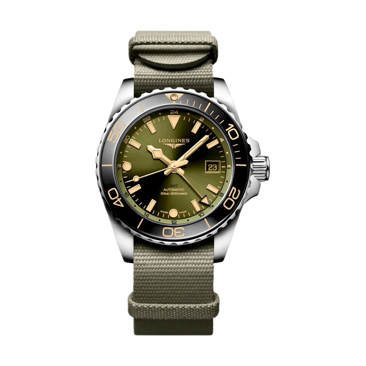 W.KRUK LONGINES HYDROCONQUEST GMT