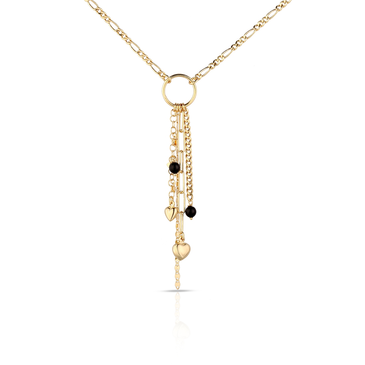 W.KRUK Naszyjnik srebrny pozłacany ATELIER