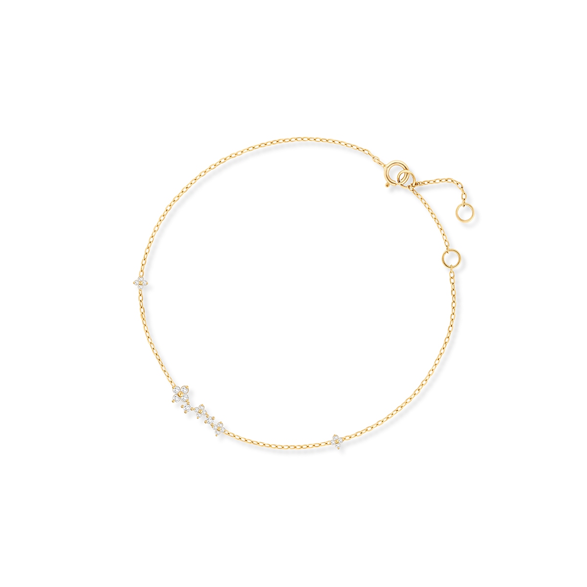 W.KRUK Bransoleta złota z cyrkoniami Ceremonials