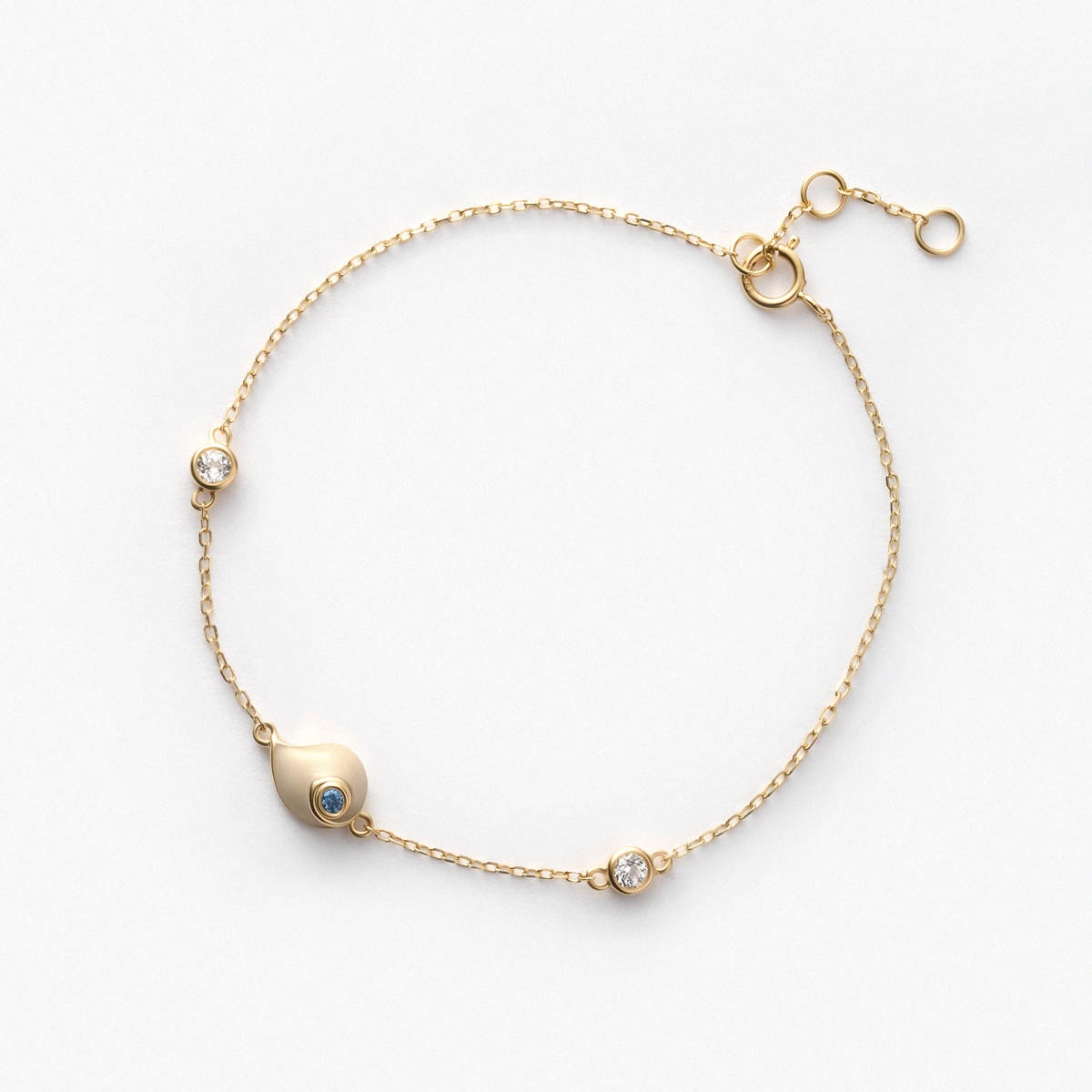 W.KRUK Bransoleta złota Kwiaty Nocy Bratki