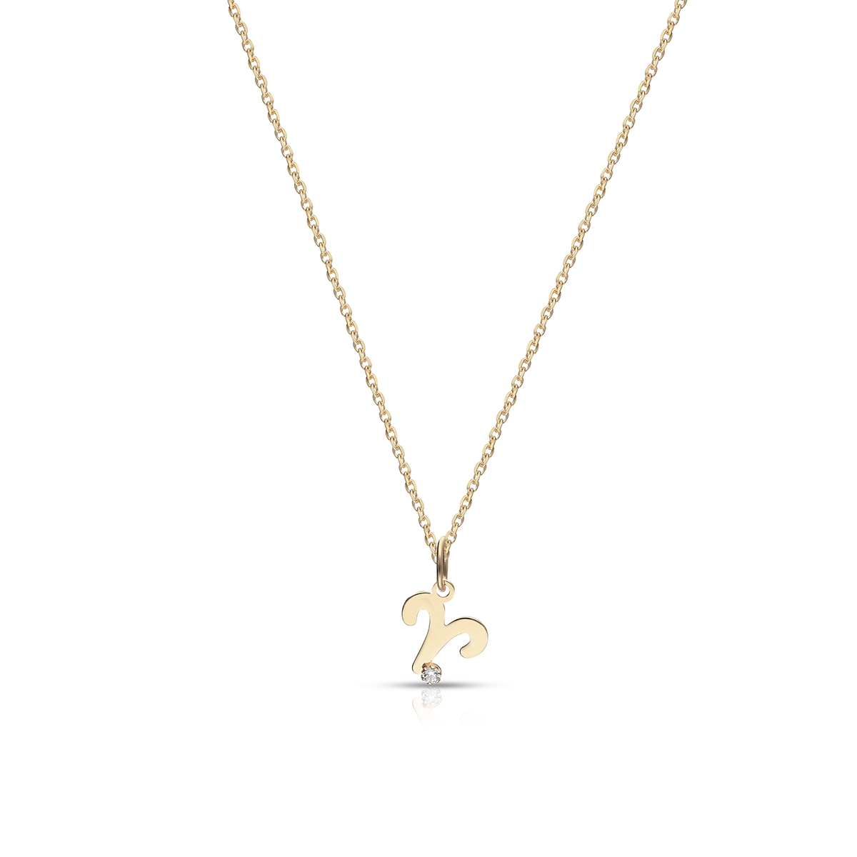 W.KRUK Wisiorek złoty Zodiak Baran