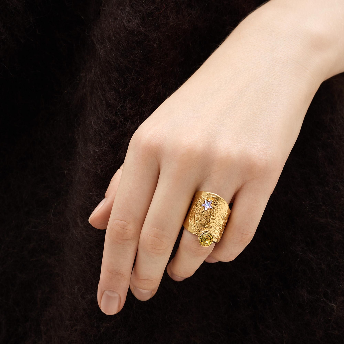 W.KRUK Pierścionek srebrny Motyle