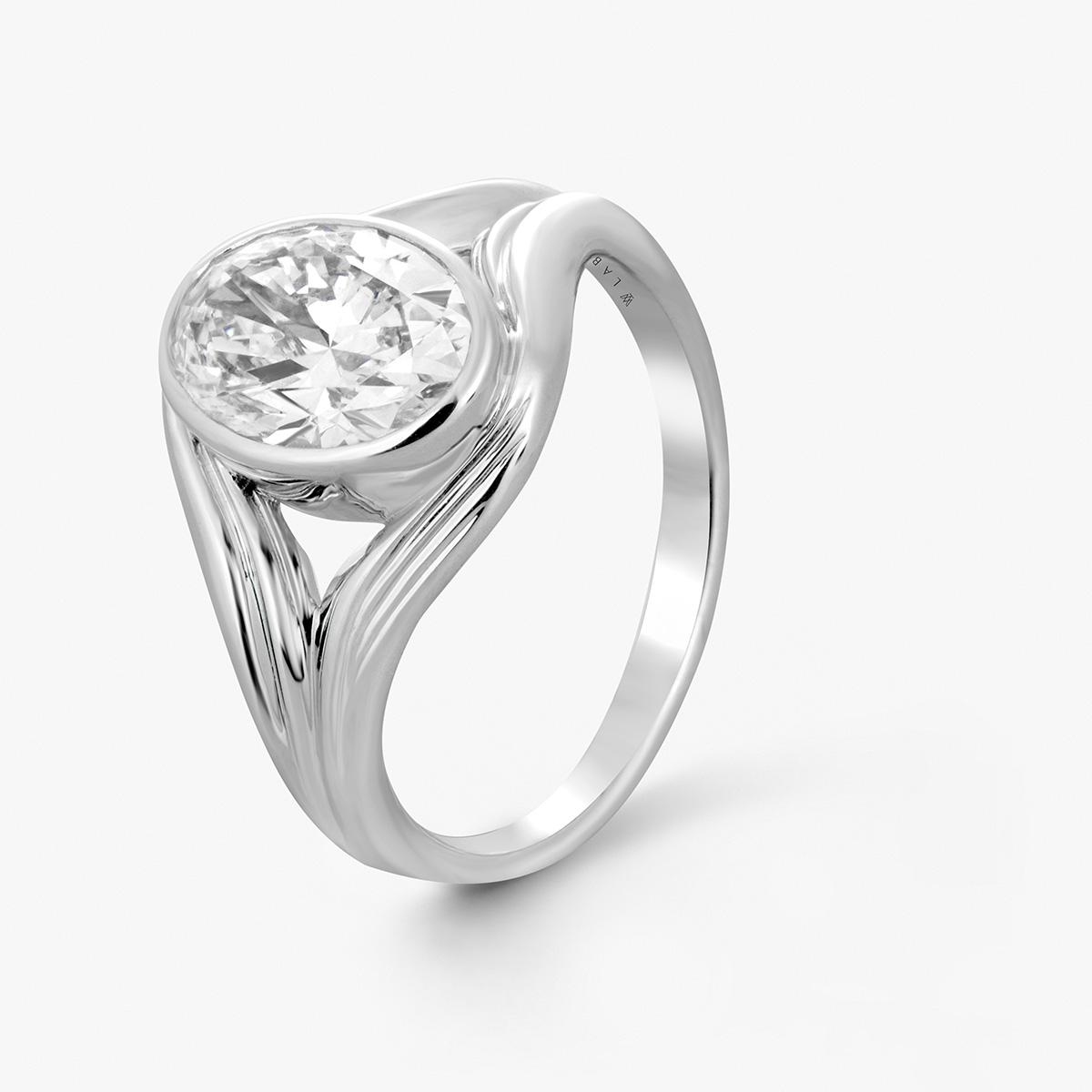 W.KRUK Pierścionek złoty Nuova