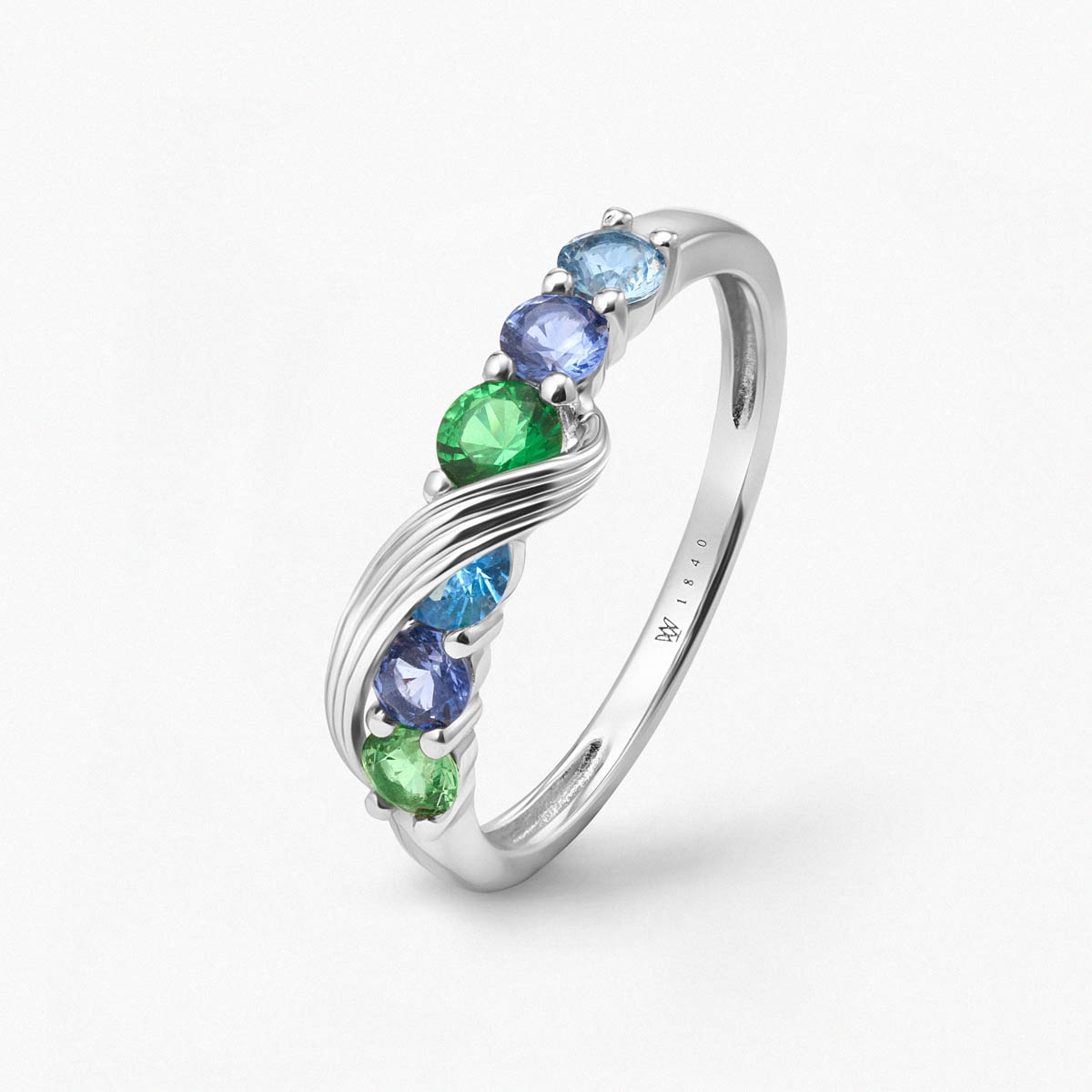 W.KRUK Pierścionek srebrny KOI