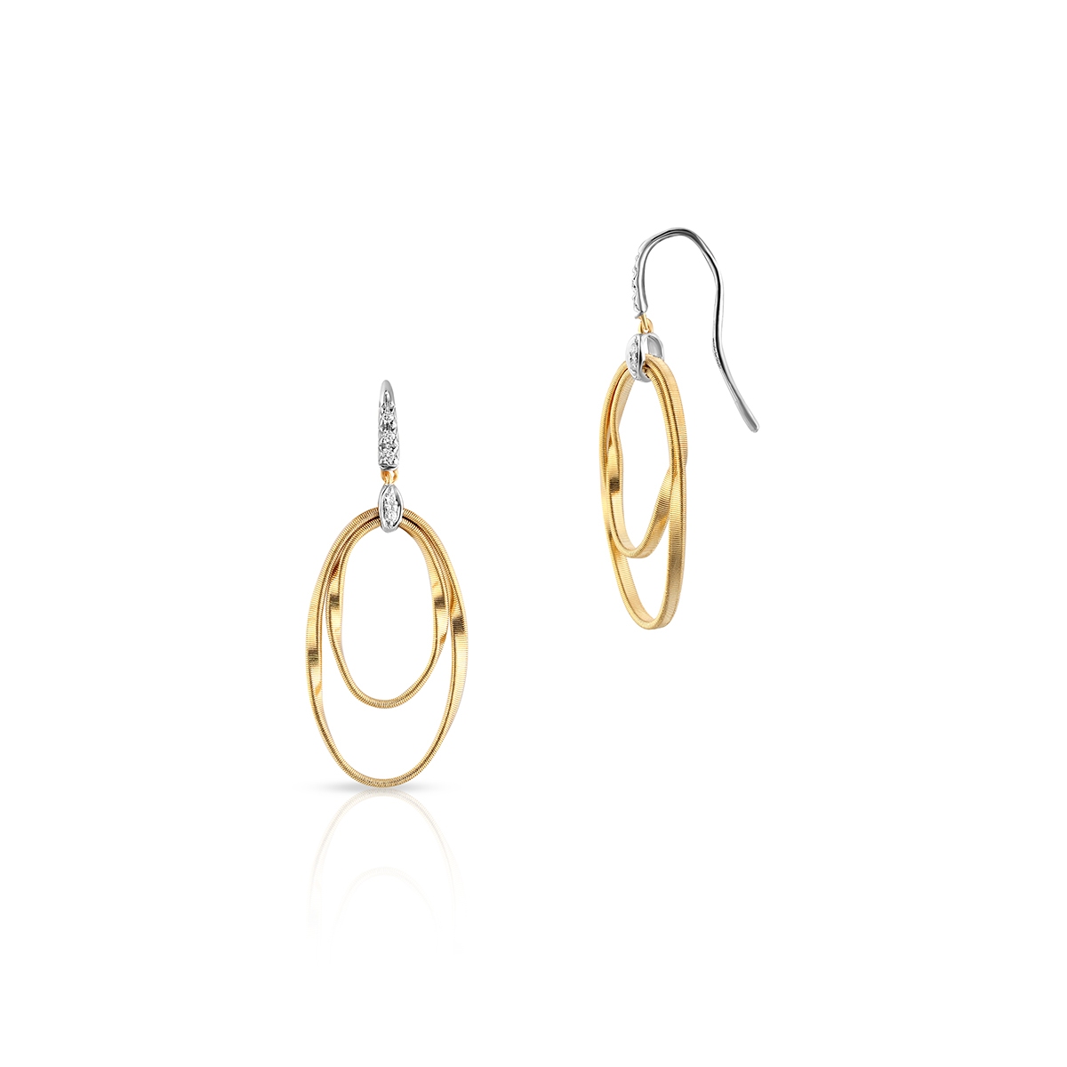 W.KRUK Kolczyki złote MARCO BICEGO