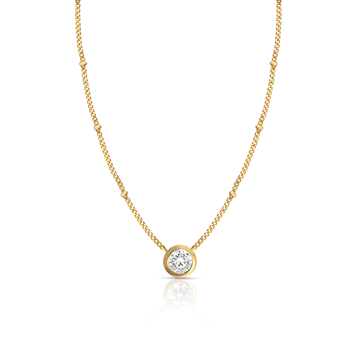 W.KRUK - Naszyjnik srebrny pozłacany