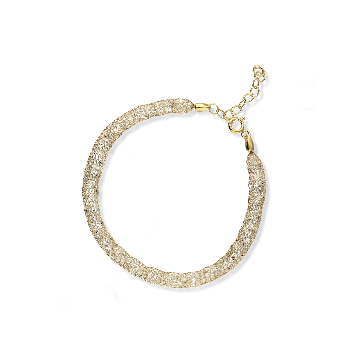 W.KRUK Bransoleta złota z cyrkoniami