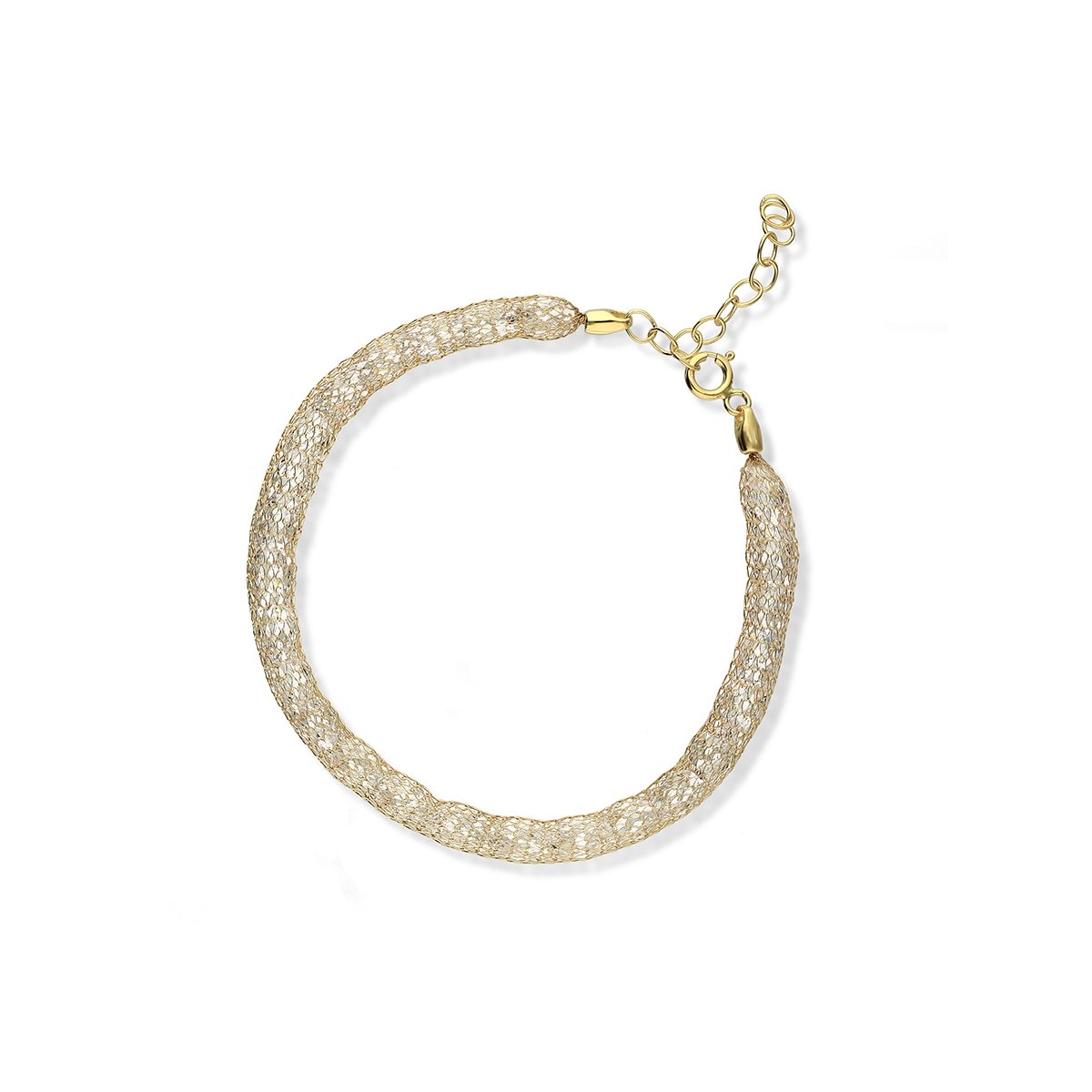 W.KRUK Bransoleta złota z cyrkoniami