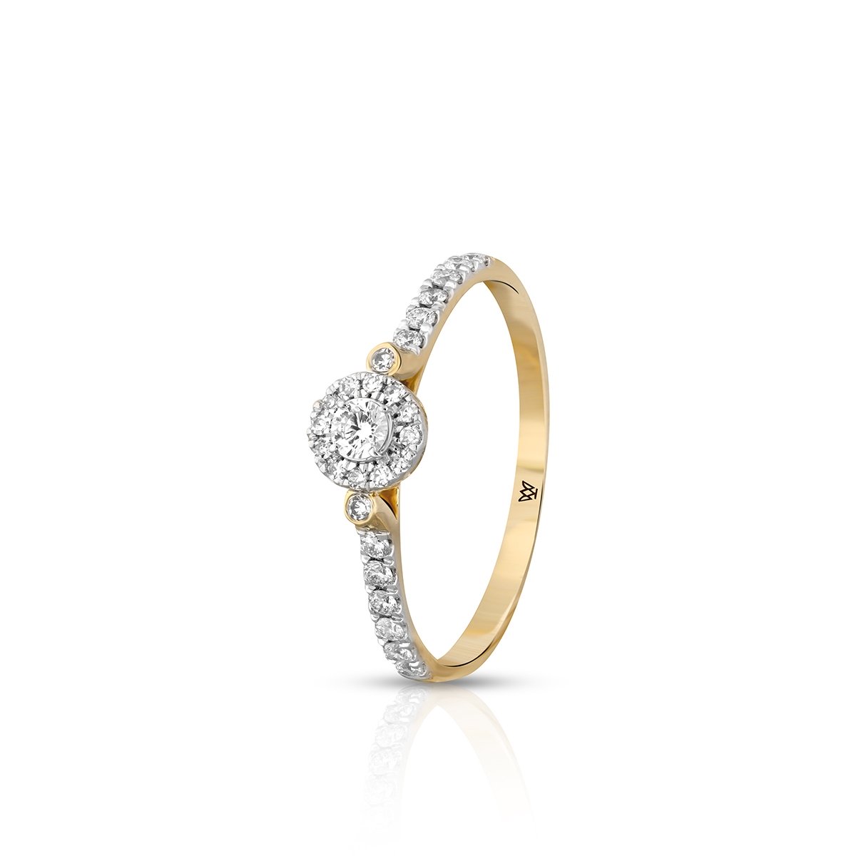 W.KRUK Pierścionek złoty W.KRUK