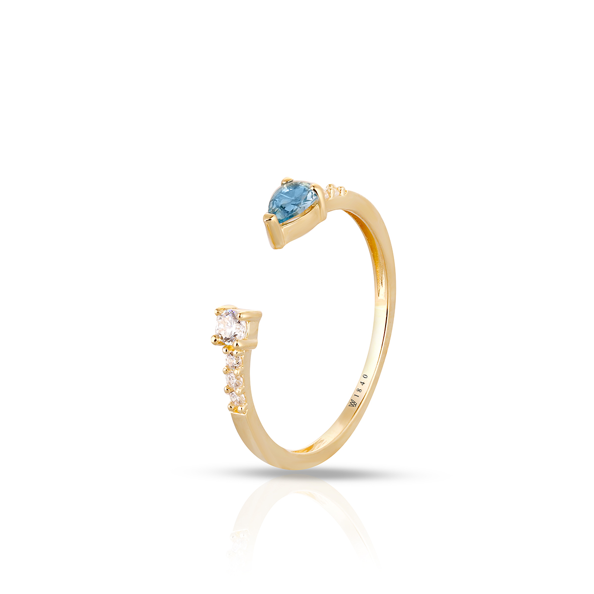 W.KRUK - Pierścionek złoty Lollipop